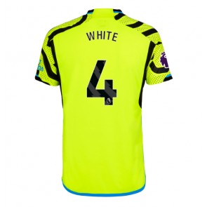 Arsenal Benjamin White #4 Koszulka Wyjazdowych 2023-24 Krótki Rękaw